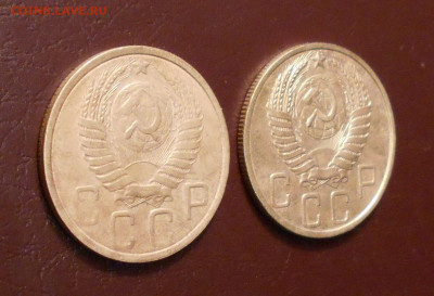 2 монеты 5 копеек 1949 г. с разным штемпелем аверса - DSCN3434.JPG