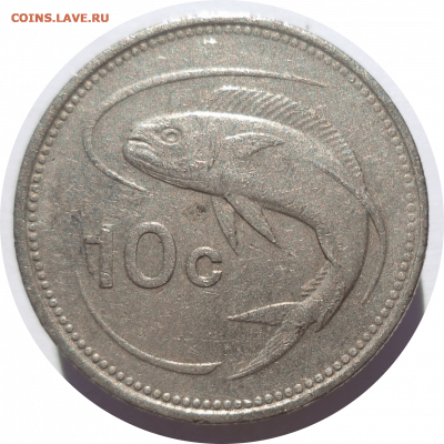 10 центов 1986 г. Мальта до 04.11.20 в 22:00 МСК - Rounded_20201103_214957