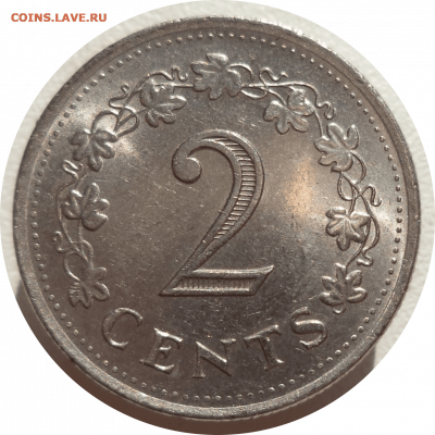 2 цента 1982 г. Мальта до 04.11.20 в 22:00 МСК - Rounded_20201103_215314