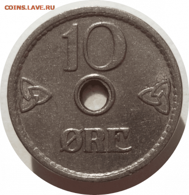10 эре 1951 г. Норвегия до 05.11.20 в 22:00 МСК - Rounded_20201104_010013