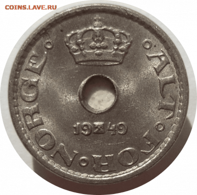 10 эре 1949 г. Норвегия до 05.11.20 в 22:00 МСК - Rounded_20201104_010423
