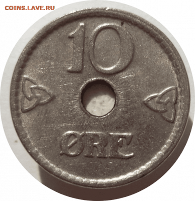 10 эре 1947 г. Норвегия до 05.11.20 в 22:00 МСК - Rounded_20201104_010713