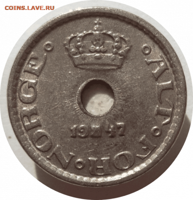 10 эре 1947 г. Норвегия до 05.11.20 в 22:00 МСК - Rounded_20201104_010705