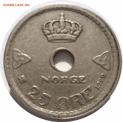 25 эре 1929 г. Норвегия до 05.11.20 в 22:00 МСК - Rounded_20201104_014437