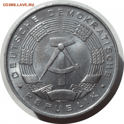 1 пфенниг 1968 г. ГДР до 05.11.20 в 22:00 МСК - Rounded_20201104_021836