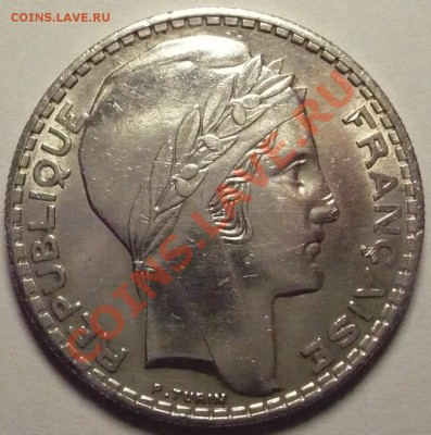Прошу помощи в оценке 20 франков 1938 года - 20fr1