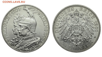 Пруссия. 2 марки 1901 г. Династия. До 08.11.20. - DSH_8929.JPG