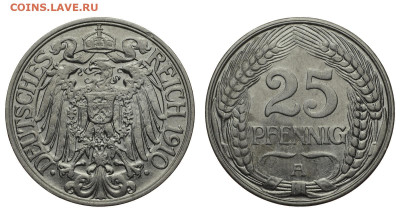 Германия. 25 пфеннигов 1910 г. А. До 08.11.20. - DSH_8982.JPG