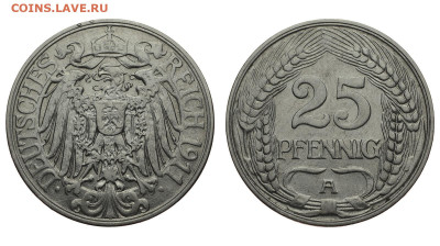Германия. 25 пфеннигов 1911 г. A. До 08.11.20. - DSH_8990.JPG