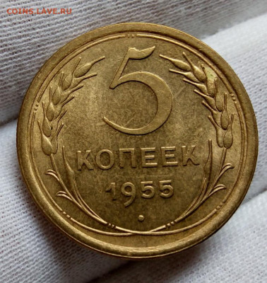5 копеек 1955г штемпельный UNC до 08.11.20 - IMG_20201107_091327