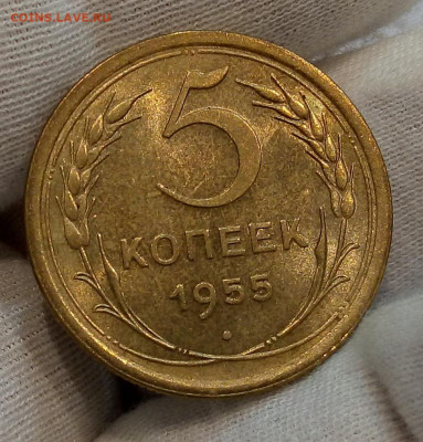 5 копеек 1955г штемпельный UNC до 08.11.20 - IMG_20201107_091039