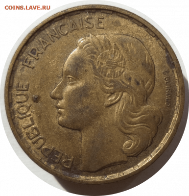 20 франков 1951 (B) г. Франция до 08.11.20 в 22:00 МСК - Rounded_20201107_163533