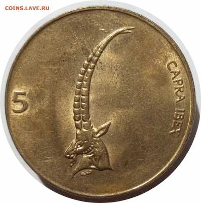 5 толаров 2000 г. Словения до 08.11.20 в 22:00 МСК - Rounded_20201107_191155