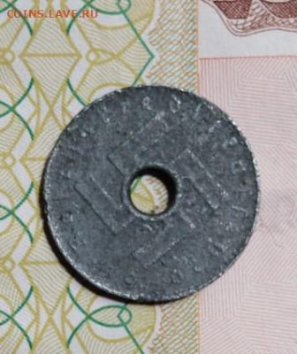 Оккупационные 5 пфеннигов 1940 D - самара 1