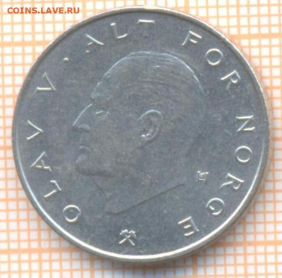 Норвегия 1 крона 1978 г., до 12.11.2020 г. 22.00 по Москве - Норвегия 1 крона 1978 2240а