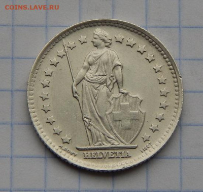 Швейцария 1 франк, 1946 года - DSCN8405.JPG