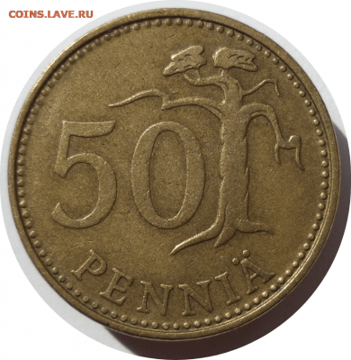 50 пенни 1971 г. Финляндия до 09.11.20 в 22:00 МСК - Rounded_20201108_042840