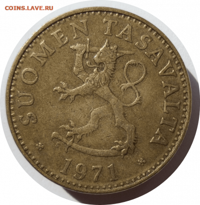 50 пенни 1971 г. Финляндия до 09.11.20 в 22:00 МСК - Rounded_20201108_042835
