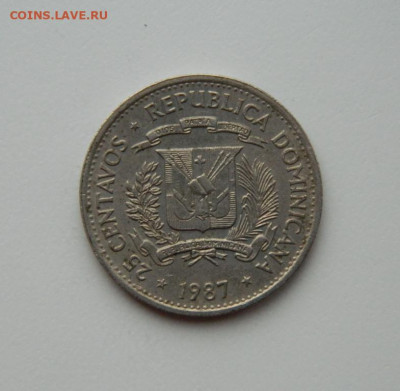 Доминиканская Республика 25 сентаво 1987 г. до 12.11.20 - DSCN3219.JPG