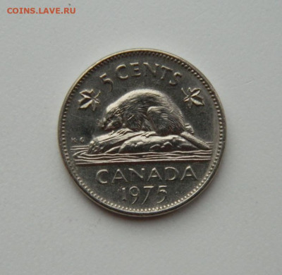 Канада 5 центов 1975 г. (Бобёр) до 12.11.20 - DSCN3273.JPG
