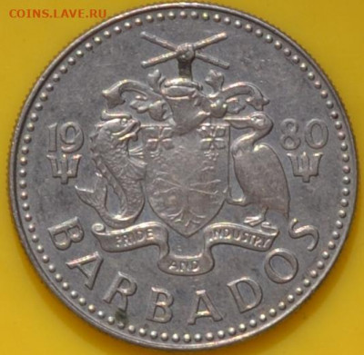 Барбадос 25 центов 1980. 11. 11. 2020 в 22 - 00. - DSC_0969.JPG