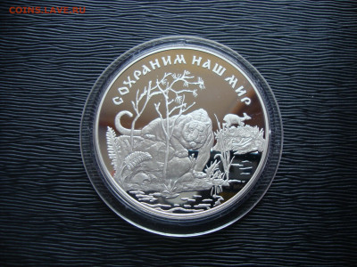 25 рублей 1996г. Серебро. СНМ. Амурский тигр. до 16.11 - тигр (1).JPG