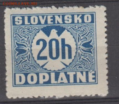 Словакия 1939 1м * 20г до 15 11 - 573