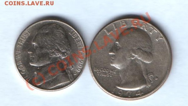 5 центов1999г ,  25 центов 1974 год. - HWScan00061