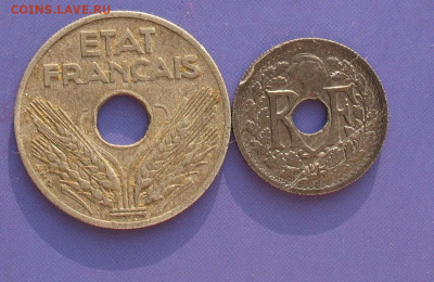 10 сантимов 1941,45 Цинк XF+ до 13.11.20г.22.00ч. - франция