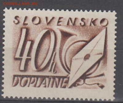 Словакия 1942 1м * 40г до 16 11 - 584