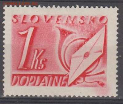 Словакия 1942 1м * 1кр до 16 11 - 588