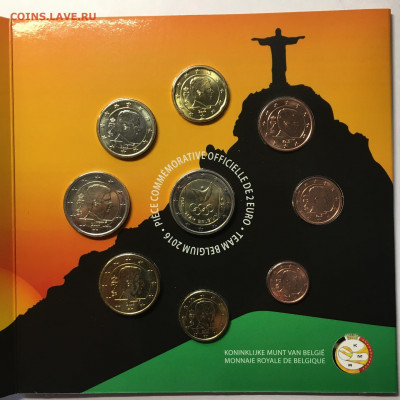 Бельгия 2016 годовой набор Евро 9 монет 5,88 Евро - image-27-07-20-04-54-7