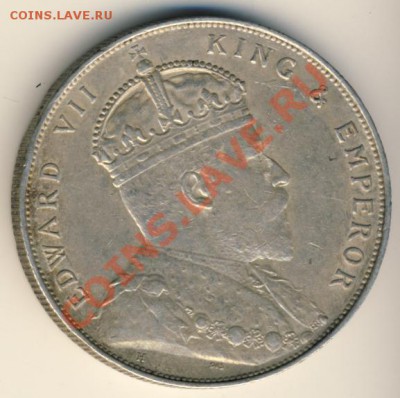 Стрейтс-Сетлментс 1 доллар. Серебро до 28.09.11 22:00 (Мск) - 1 доллар С-С
