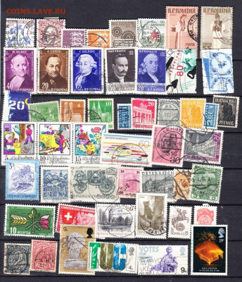 Почтовые марки (2) 50шт до 18 11 - 531а