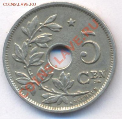 Бельгия 5 сантимов  1931 г.До 26.09.11 г. 21-00 МСК. - 5 сант.1