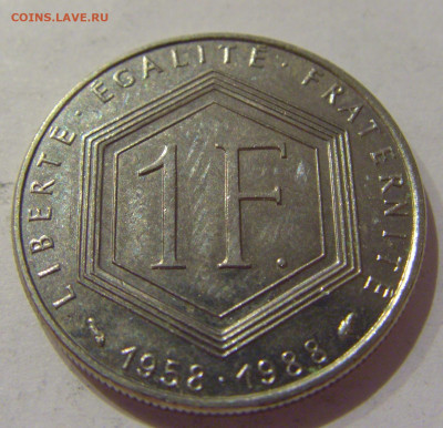 1 франк 1988 Де Голль Франция №3 18.11.2020 22:00 МСК - CIMG8701.JPG