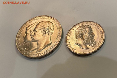 Коллекционные монеты форумчан , Кайзеррейх 1871-1918 (2,3,5) - РойсВильгШарл