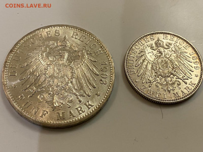 Коллекционные монеты форумчан , Кайзеррейх 1871-1918 (2,3,5) - WhatsApp Image 2020-11-12 at 20.01.26