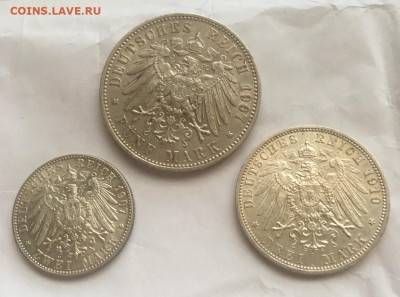 Коллекционные монеты форумчан , Кайзеррейх 1871-1918 (2,3,5) - IMG_1376.JPG