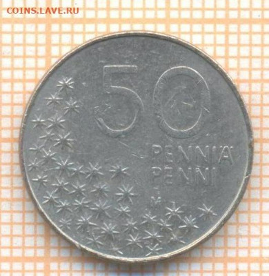 Финляндия 50 пенни 1992 г., до 18.11.2020 г. 22.00 по Москве - Финляндия 50 пенни 1992 2319