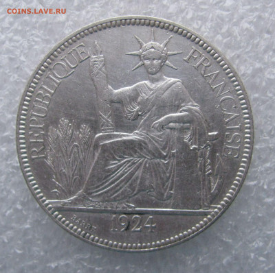 Французский Индокитай. 1 ПИАСТР 1924 года. До 15.11.2020 - ПИастр1924 (4).JPG