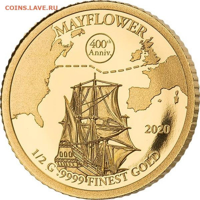 Монеты с Корабликами - Барбадос 10 долларов 2020