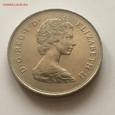 Великобритания 25 пенсов 1980г "80 лет  Королеве-Матери" - image-14-11-20-10-46