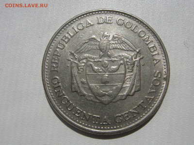 Колумбия 50 сентаво 1966 Симон Боливар до 20.11.2020 - IMG_2750