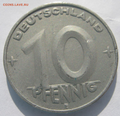 Германия ГДР 10 пфеннигов 1950 E до 20.11.2020 - IMG_5159.JPG