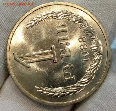 РУБЛЬ 1988г яркий мешковой UNC (MS) на сутки до 16.11.20 - IMG_20201115_212908