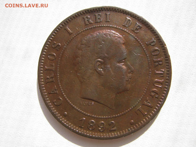 Португалия 20 реалов (рейс) 1892 Карлуш I до 20.11.2020 - IMG_0126