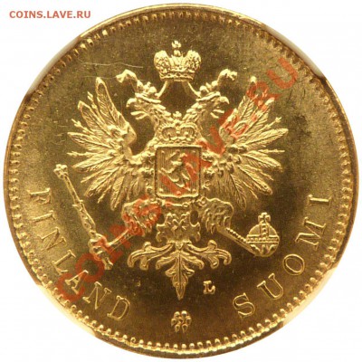 Коллекционные монеты форумчан (золото) - 20 Markkaa 1904 MS-64 (1).JPG