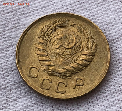 1 копейка 1933, 1946 UNC (Федорин-28, 99) до 19.11.2020 - 1 коп 1946_аверс 2