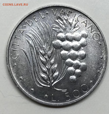 500 лир Ватикан 1970 до 21.30 МСК 19.11.20 - 7C9C73B8-FEAF-41CA-B973-C9AFECB4E3D8